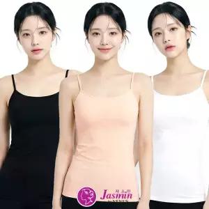 비너스자스민 여성 끈 나시 면스판 베이직 여자 런닝 JLG4506