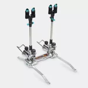 우경 신형 미니 민물 낚시대 받침틀 2단