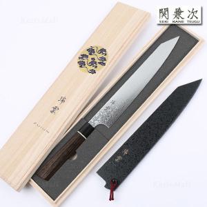 세키카네쓰구 즈이운 다마스커스 키리츠케 스지히끼 240mm + 칼집