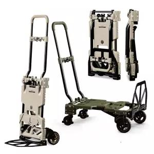 로티홈시스 트랜스폼 플랫폼 캠핑기어 접이식 카트 폴딩 핸드카트 L 베이지탄