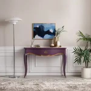 [퍼니프랑] 수입 유럽형 빈티지 엔틱가구 RG 45 지아트 퍼플 화장대 콘솔