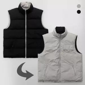 [엠엔씨][MNC] 투웨이양면 오버핏 패딩조끼 (MDPD017RR)