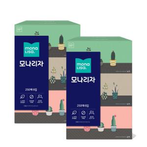 모나리자 미용티슈 250매*6입 2팩 (총12입) 각티슈