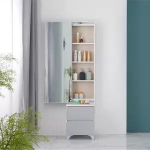 파로마 네오 꺄뮤 양방향 원터치 슬라이딩 전신거울 수납장