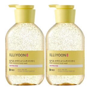 일리윤 프레쉬모이스춰 바디워시, 500ml, 2개