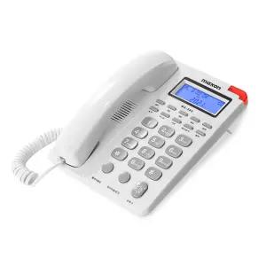 맥슨 발신자표시 유선전화기 MS-382 화이트