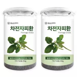 헬로우그린 차전자피환 250gX2(통) 총500g 식이섬유