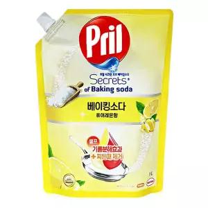 에버코스 프릴 베이킹소다 퓨어레몬 리필 1L