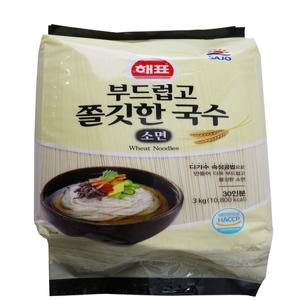 [랜선N마트] 사조해표 부드럽고 쫄깃한 국수 소면 3kg