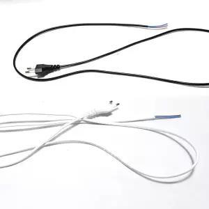 국산 전기 코드선 무접지 AC 파워코드 전선 전원선 연장선 연결