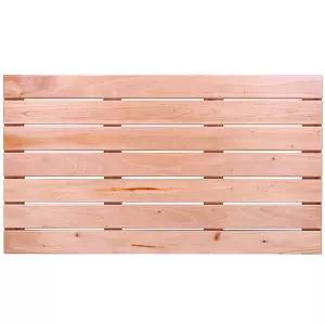 마호가니 원목 발판 특대형 / 욕실 화장실 현관 베란다 발매트