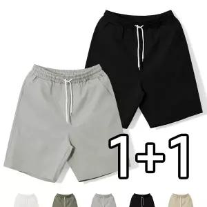 [엠엔씨][MNC] 1+1 남녀공용 빅사이즈 린넨5부반바지 (MDSP141LJ)