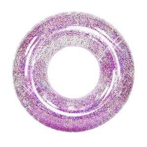 스윔어바웃 반짝이 원형 튜브, 핑크