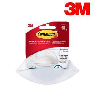3M 코맨드 욕실 비누 받침대 BATH14-ES 거치대 홀더 비누통 비눗갑 선반 욕실용 가정 화장실