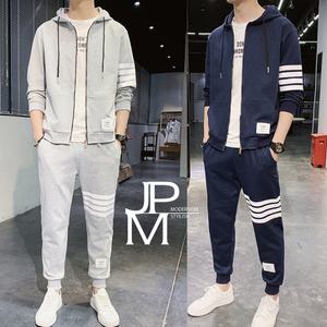 제이피엠 남자 남성 봄가을 후드 집업 트레이닝복세트 운동복 후드티 상하의세트 RT1