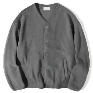 [엠엔씨][MNC] 남녀공용 후리스버튼 가디건 (MDJK122TE)