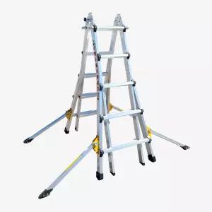 일반 LS-5단 사다리 HSN-L1005 전도방지 아웃트리거 부착 A형 H형다목적 사다리