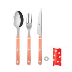 사브르 비스트로 디너 3P 세트, 누드핑크, 1개  + 정품박스포장