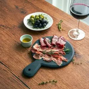 [텐바이텐][모노뜨] 시리 대리석 원형 핸들도마 (블랙)