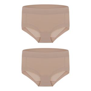 슬림9 여성 드로즈 네모팬티 숏, 모카그레이, L, 2개