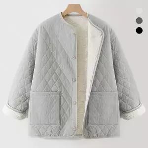 [엠엔씨][MNC] 뽀송양털 다이아 퀄팅자켓 (MDPD169MJ)