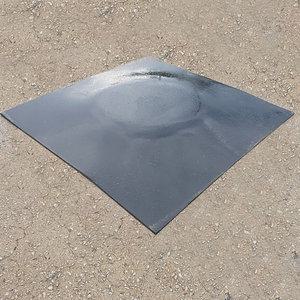 주유소 바닥 맨홀 하수구덮개 고무판 9.6mm X 120cm X 120cm