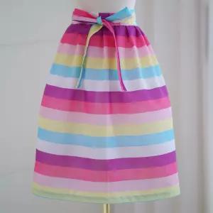 색동 허리 앞치마 한복 전통 명절 신혼 철릭 고전 궁중