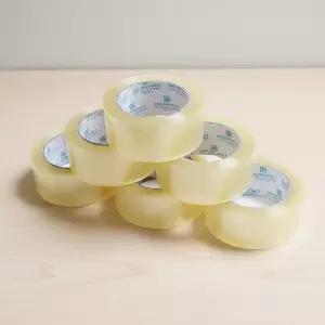 메디케이알 박스테이프 투명 황색 40m 80m 포장용 택배 OPP