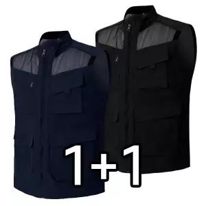 [엠엔씨][MNC] 1+1 멀티 포켓 망사조끼 (MDJK140PP)