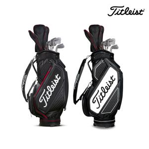 [아쿠쉬네트코리아정품] 타이틀리스트 젯블랙 미드사이즈 투어 캐디백 TB21SF4K