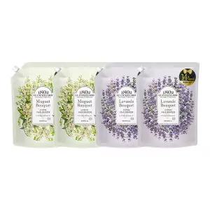 르샤트라 고농축 섬유유연제,1.6L(뮤게, 2개 + 라벤더, 2개)