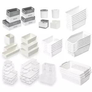 다용도바스켓 수납용품 정리함 뷰티바구니 초등학교준비물 비품정리 사무실