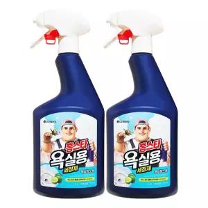 엘지 홈스타 맥스 프레쉬 욕실용 세정제 라임바질향 750mL x 2개