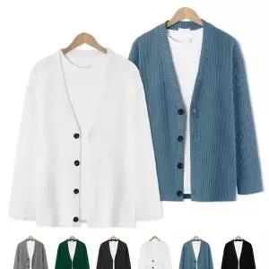 [엠엔씨][MNC] 빅사이즈 골지 트임가디건 (MDCD134LW)