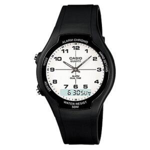 카시오 AW-90H-7B 공용 우레탄밴드 시계