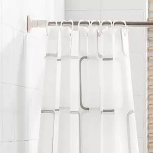 아트박스/샤이닝홈 무블 다용도 스틸 압축 샤워 커튼봉 110∼200cm