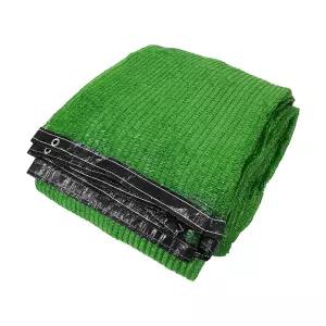 95% 녹색 차광막 6m X 8m 4면봉제 그늘 햇빛 주차장 세차장 팬션 야외 캠핑 차광