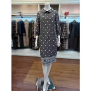 앤디스클라인 세이브존07 체크꽃자수 원피스  A2NAO606A