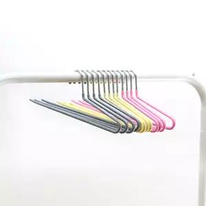 LOIKO 논슬립 옷걸이 L자 코팅 바지걸이 20P