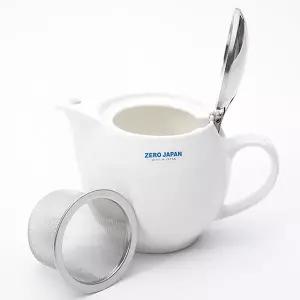 제로재팬 티포트 라운드 680ml 화이트 (BBN-04WH) 도자기 티팟세트