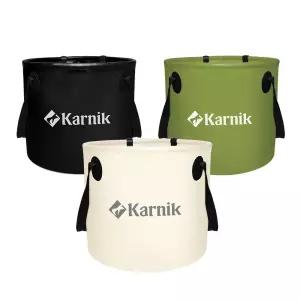 카르닉 캠핑 다용도 원형 매쉬 건조망 설거지통 식기 접이식 워시