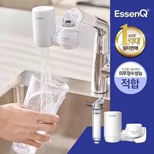 [에센큐][에센큐] 싱크수전에 바로연결 정수기 나노 핸디형 기본세트