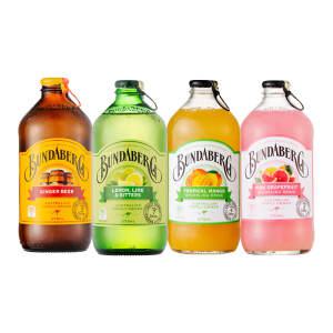 분다버그 4종(망고,핑크자몽,레몬라임,진저비어) 375ml x 12ea