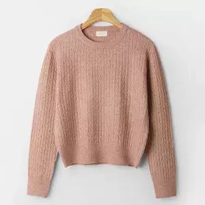 [엠엔씨][MNC] 울캐시 꽈배기 크롭니트 (MDKN791DE)