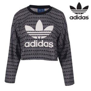 아디다스 여성 PAVAO SWEATER 긴팔 라운드 티셔츠 - AY6879