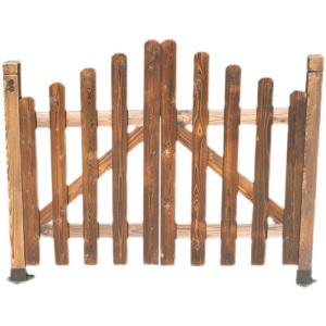 주택대문 나무 텃밭 장식 시골집 목재문 마당 펜션