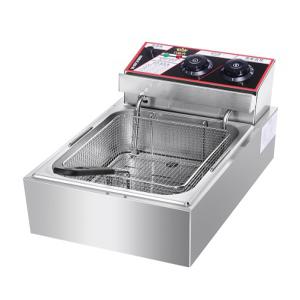 미니튐기기 매장 통닭 전기 테이블형 스텐 2구 20L