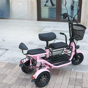 3륜 전기 스쿠터 어르신 여성용 세발 출퇴근 충전식