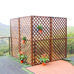 테라스난간 원목 마당 울타리 발코니 파티션 방부목