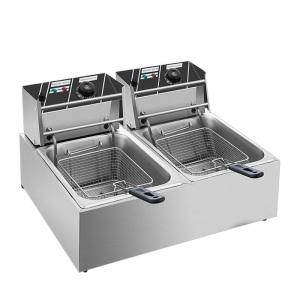 전기튀김기 돈가스 대용량 20L 2구 프라이어 감자튀김